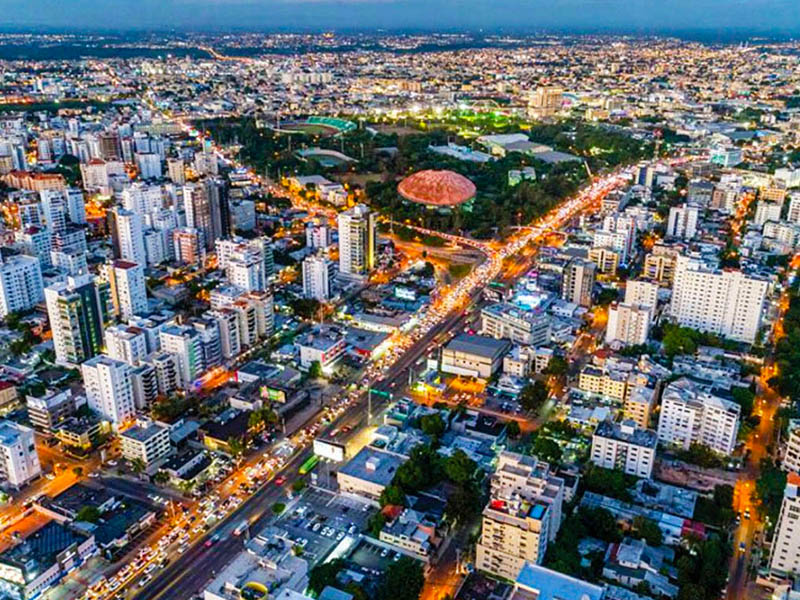 Toma aerea Santo Domingo, Republica Dominicana