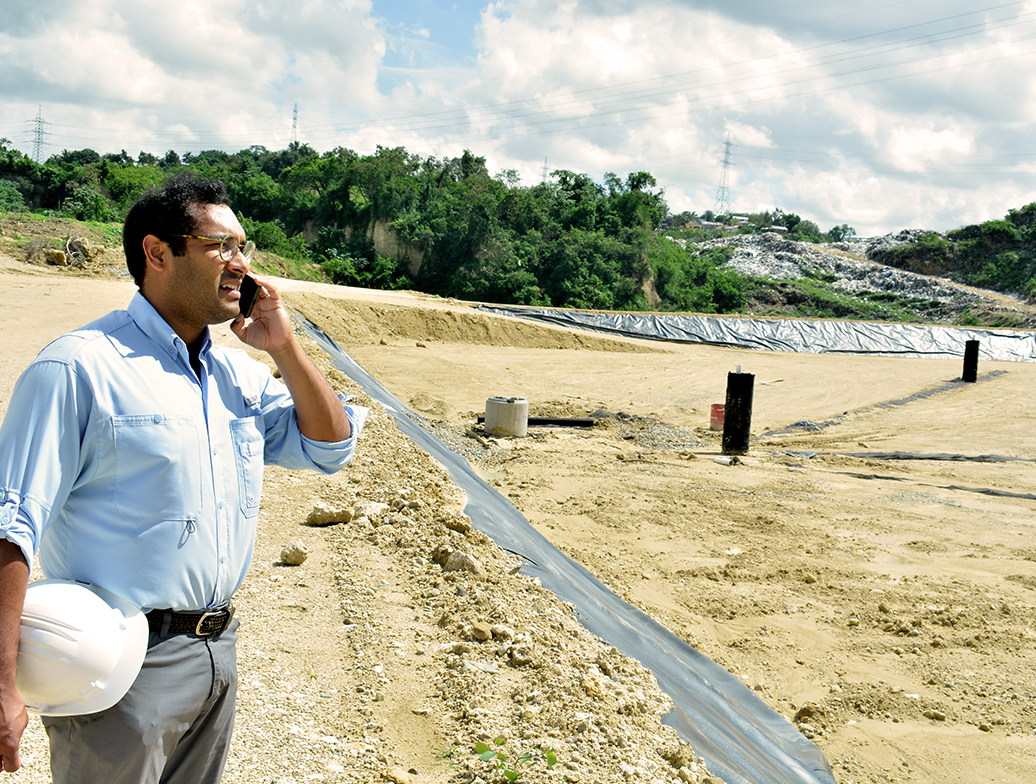 Ramón Mejía en COPIDEGA — ecoparque industrial gestión de residuos Gran Santo Domingo
